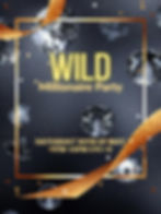 Wild Millionaire Party invitation