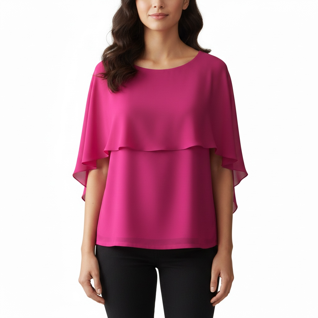 Chandail en satin JOSEPH RIBKOFF rose gr12