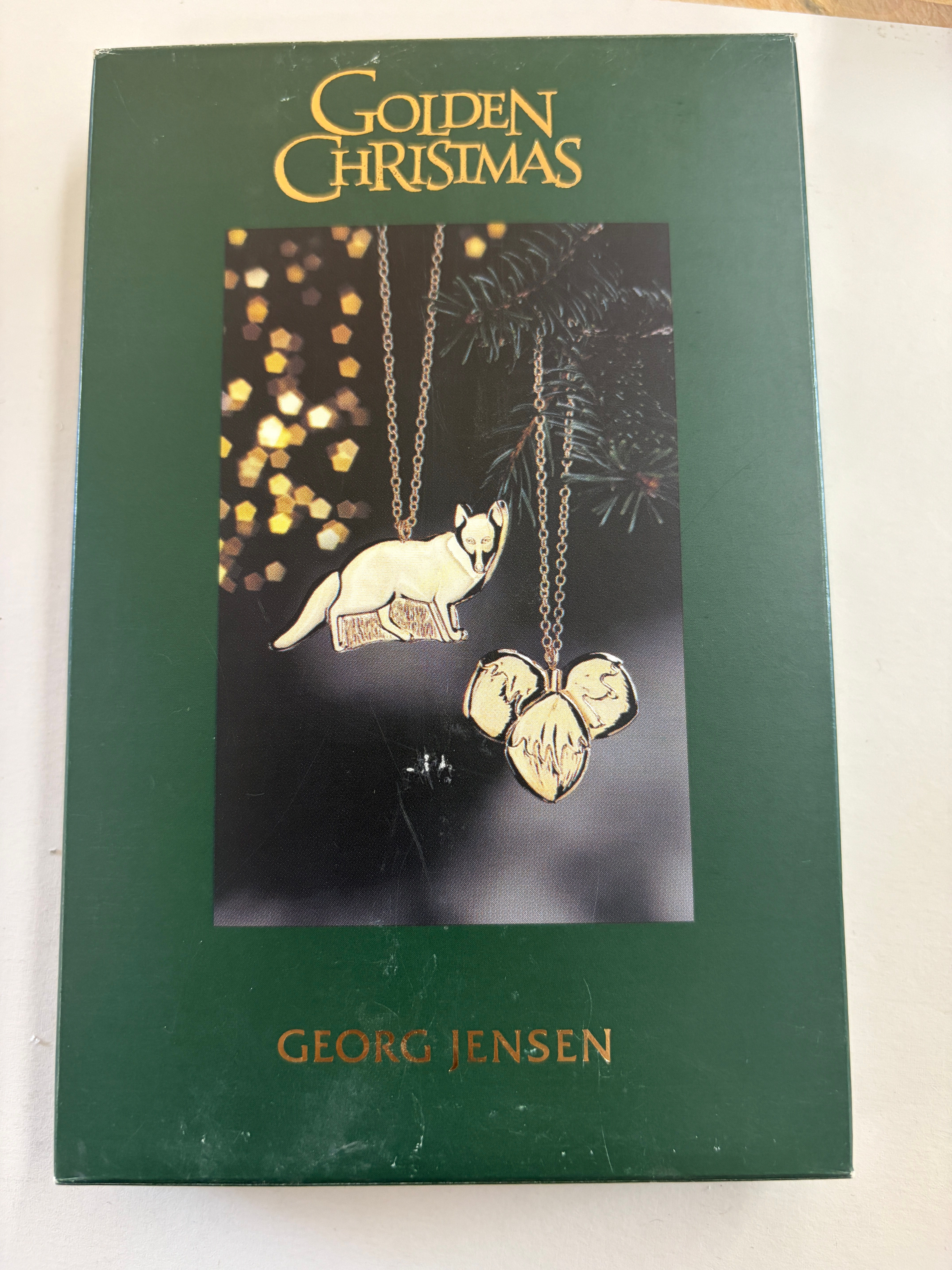 Duo de pendentifs-ornements vintage Georg Jensen — Collection “Golden Christmas”