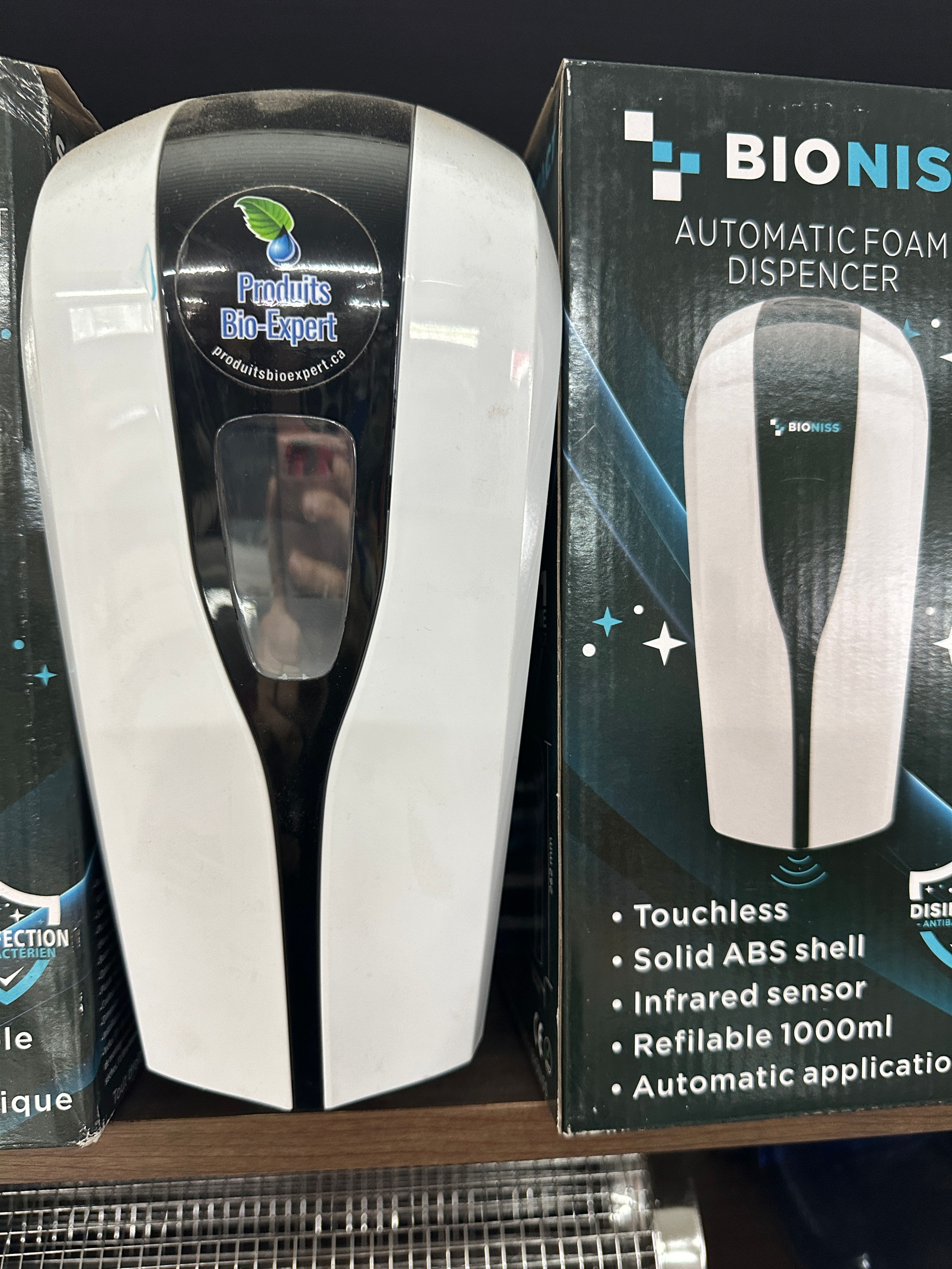 Distributrice à mousse antisceptique