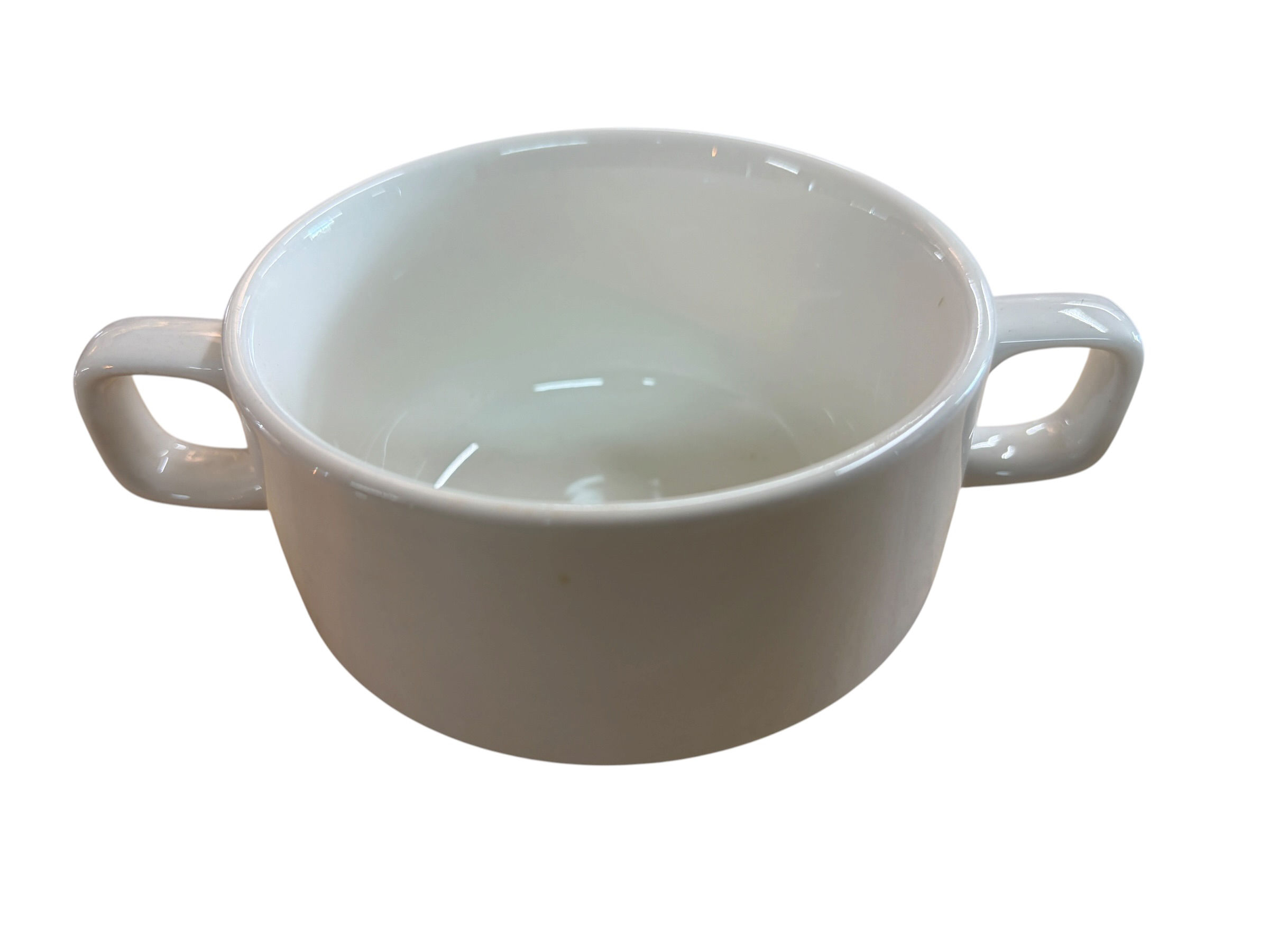 Bols à bouillon “Boston” Cameo China — Porcelaine blanche — Paquet de 4