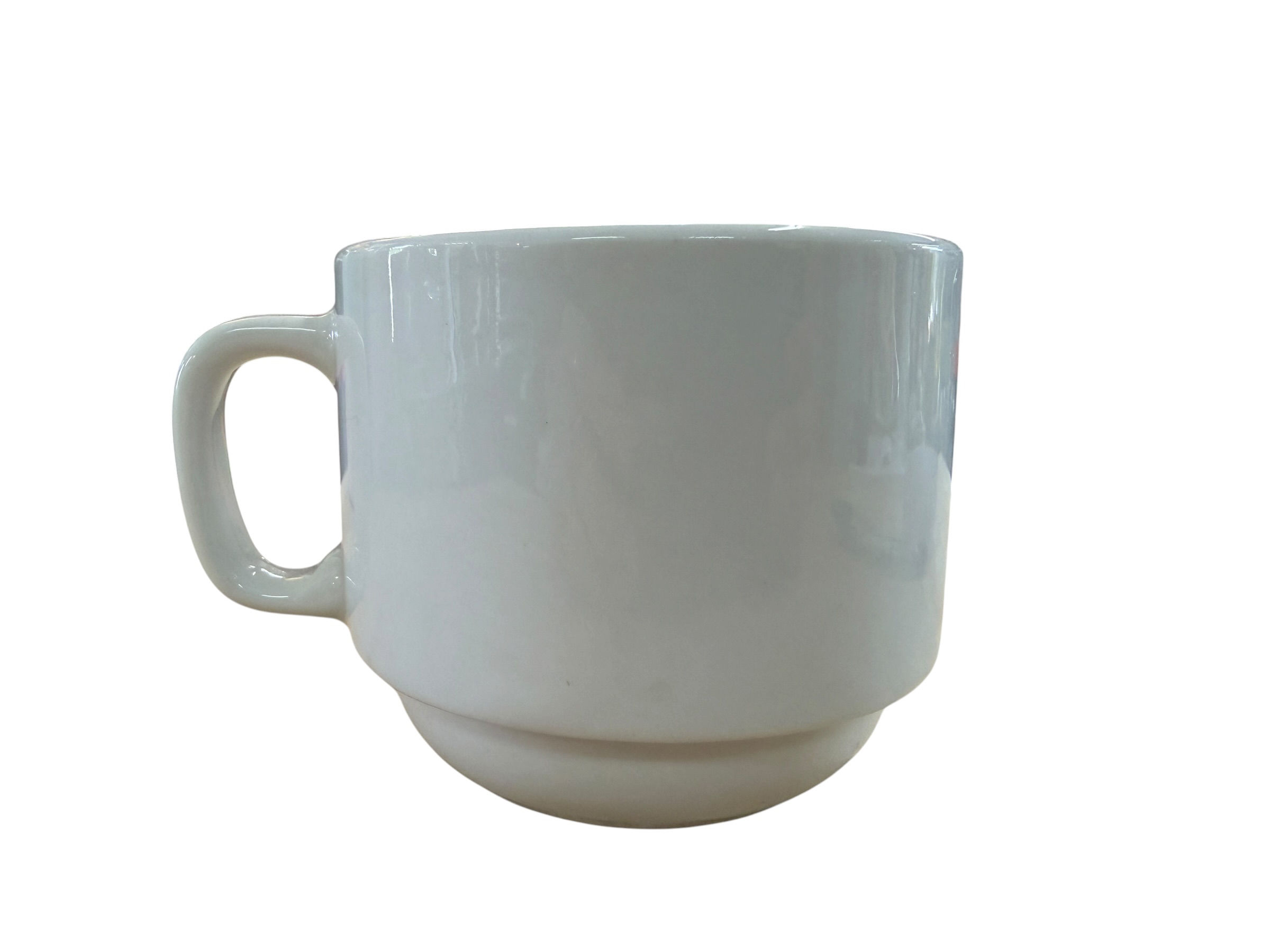 Tasse empilable blanche “Maui” 7 oz - World Tableware, collection Porcelana