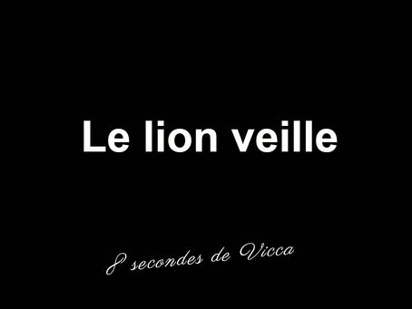 Un chat birman sommeille sur un divan. Derrière lui, un coussin sur lequel est dessinée une tête de lion. Le chat a les yeux mi-clos, son bonheur se lit sur son visage.