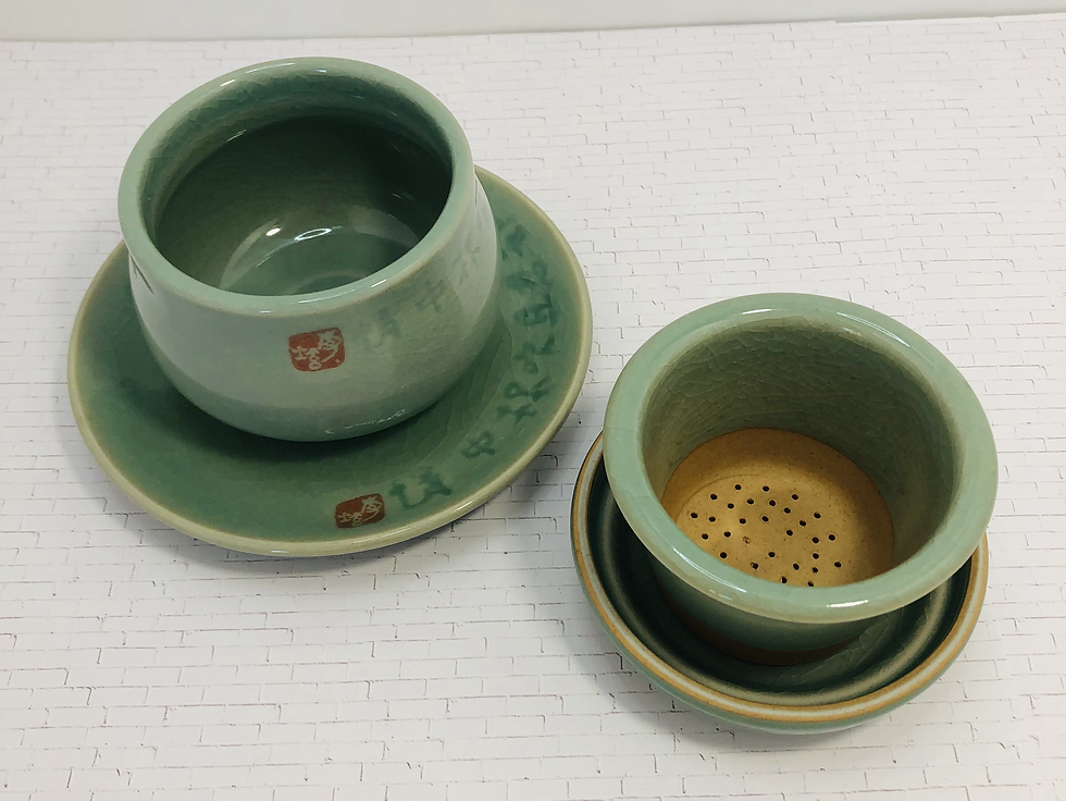 Thumbnail: CELADON TEACUP SET
