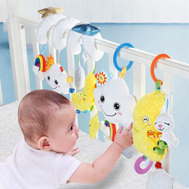 תמונה ממוזערת: Cartoon Baby Rattles Toys Cribe Mobile Bed Bell Mobiles Newborn Toddler Toys