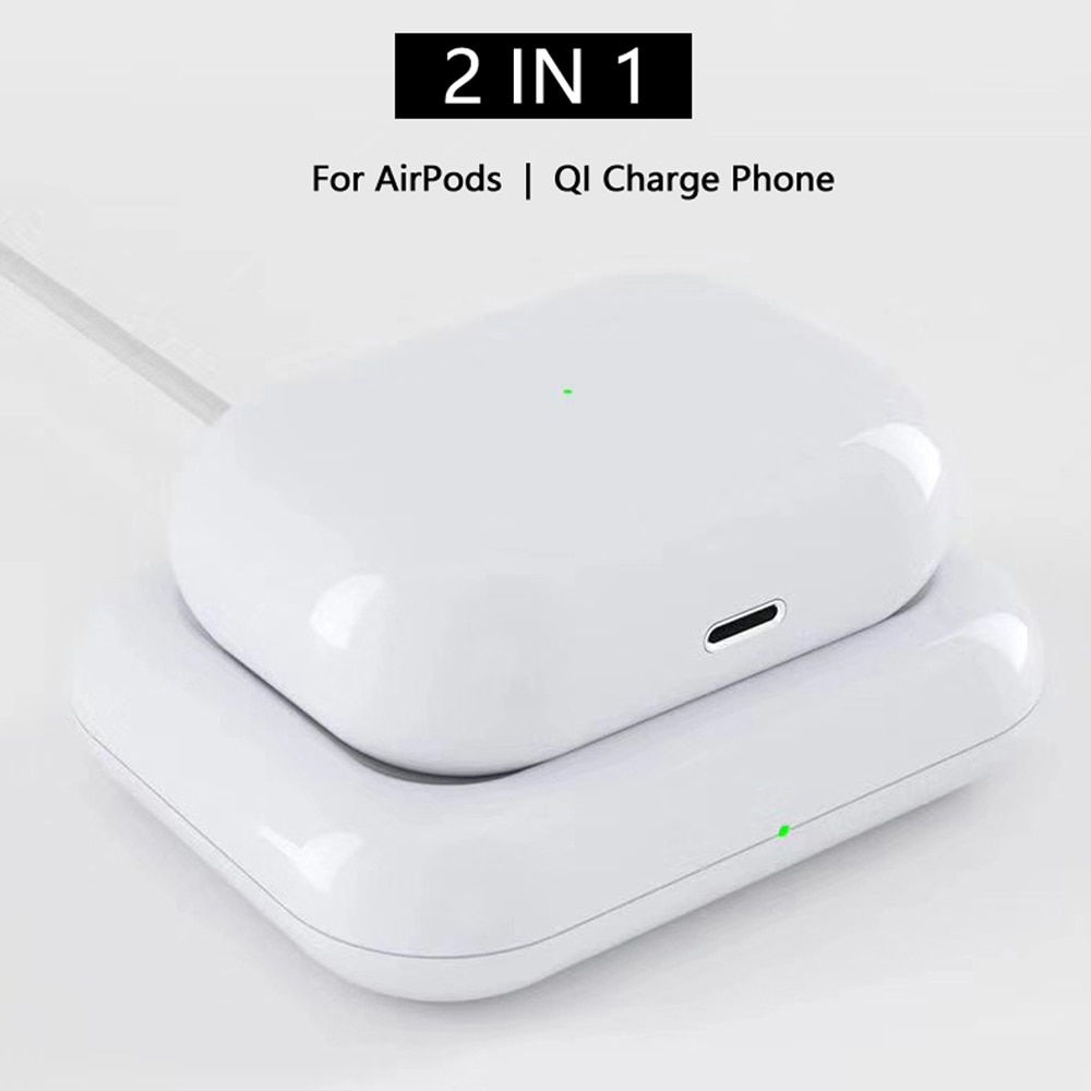 2 in 1 7.5W QI Wireless Charger Dock Station
