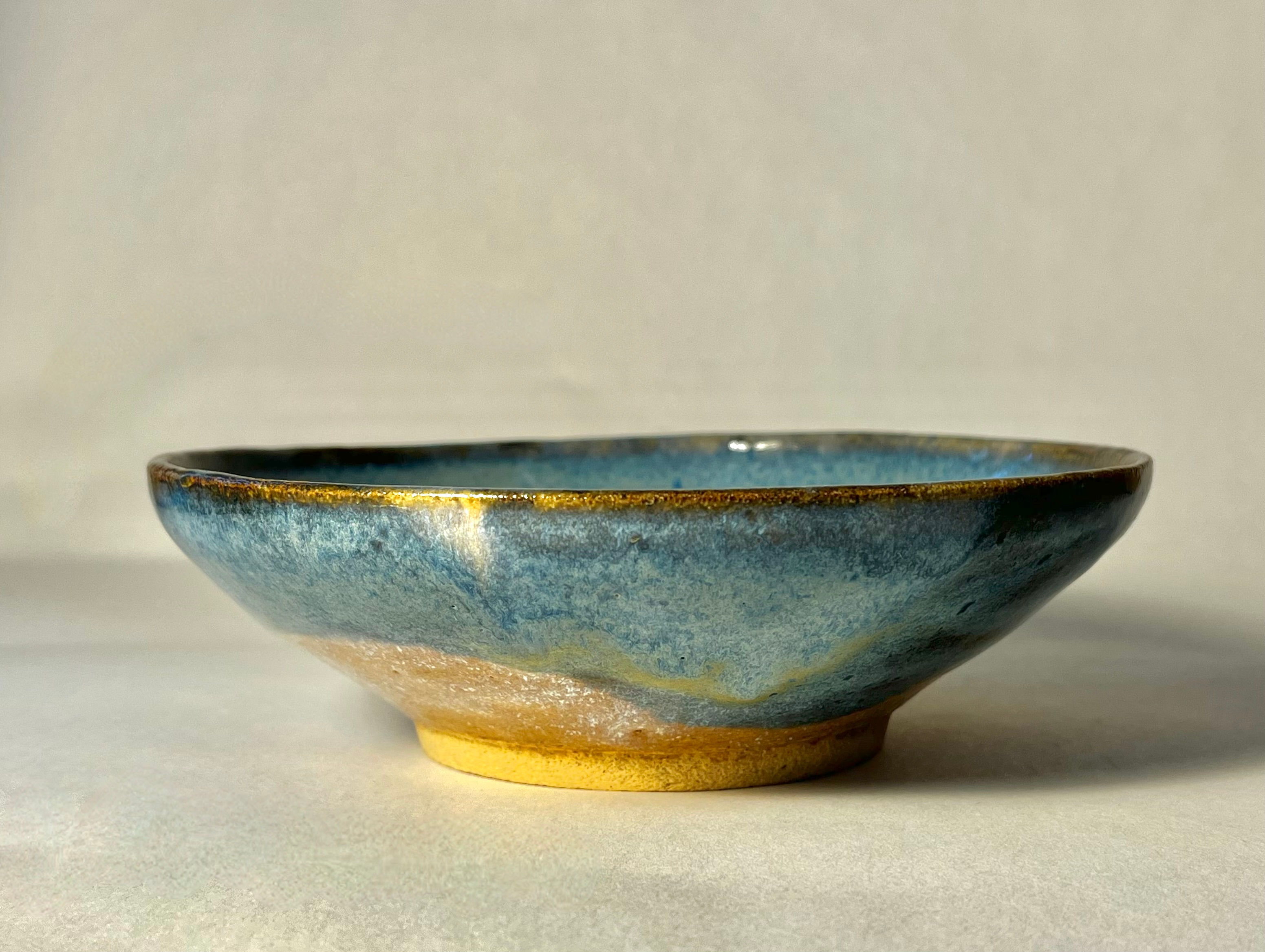 Small soft teal bowl