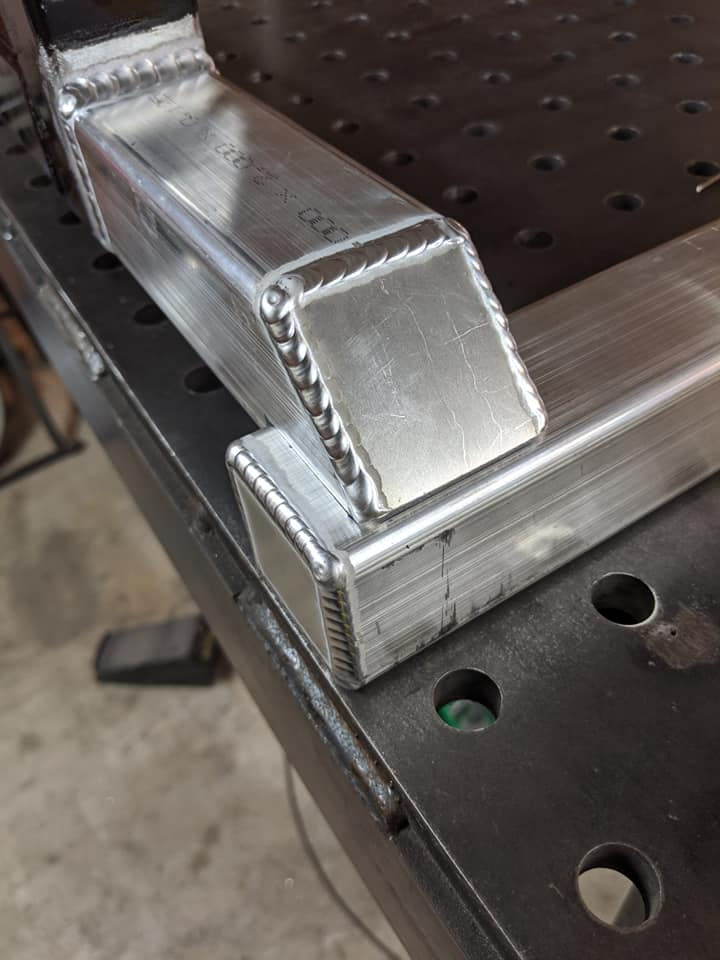 Ice auger mount modified.