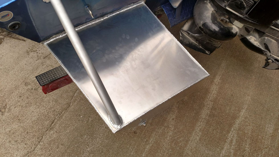 Custom made jon boat pods.