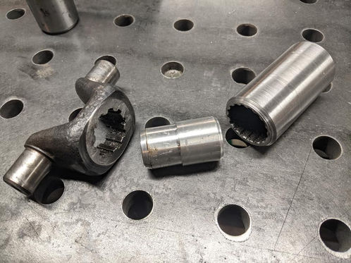 Sometimes you need 17 splines, when you only have 10. This customer is putting a 1950's Powerglide in a 1930's truck.