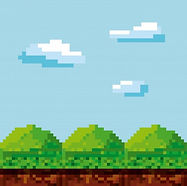 Premium Vector _ Video game pixel design.jpeg
