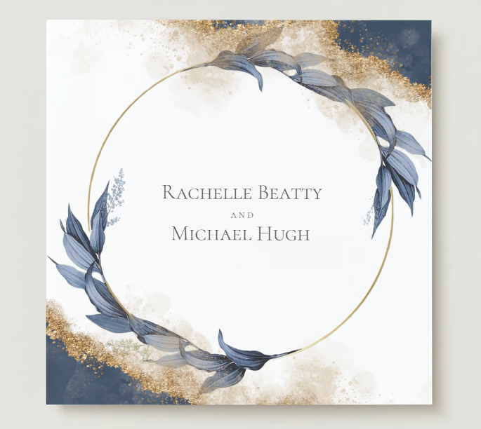 Thumbnail: RACHELLE WEDDING INVITES (SQUARE)