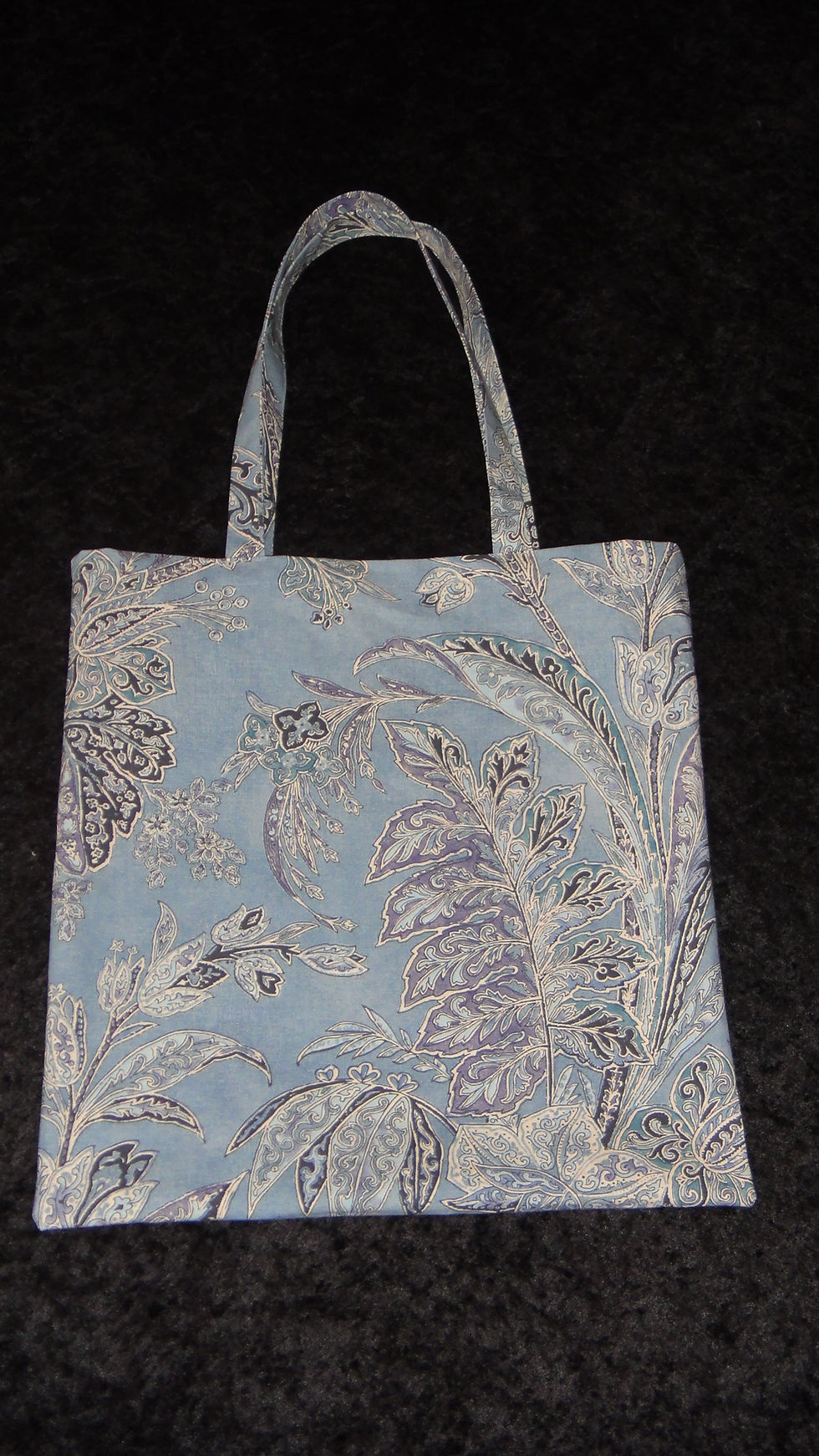 315- totbag bleu gris- 12€