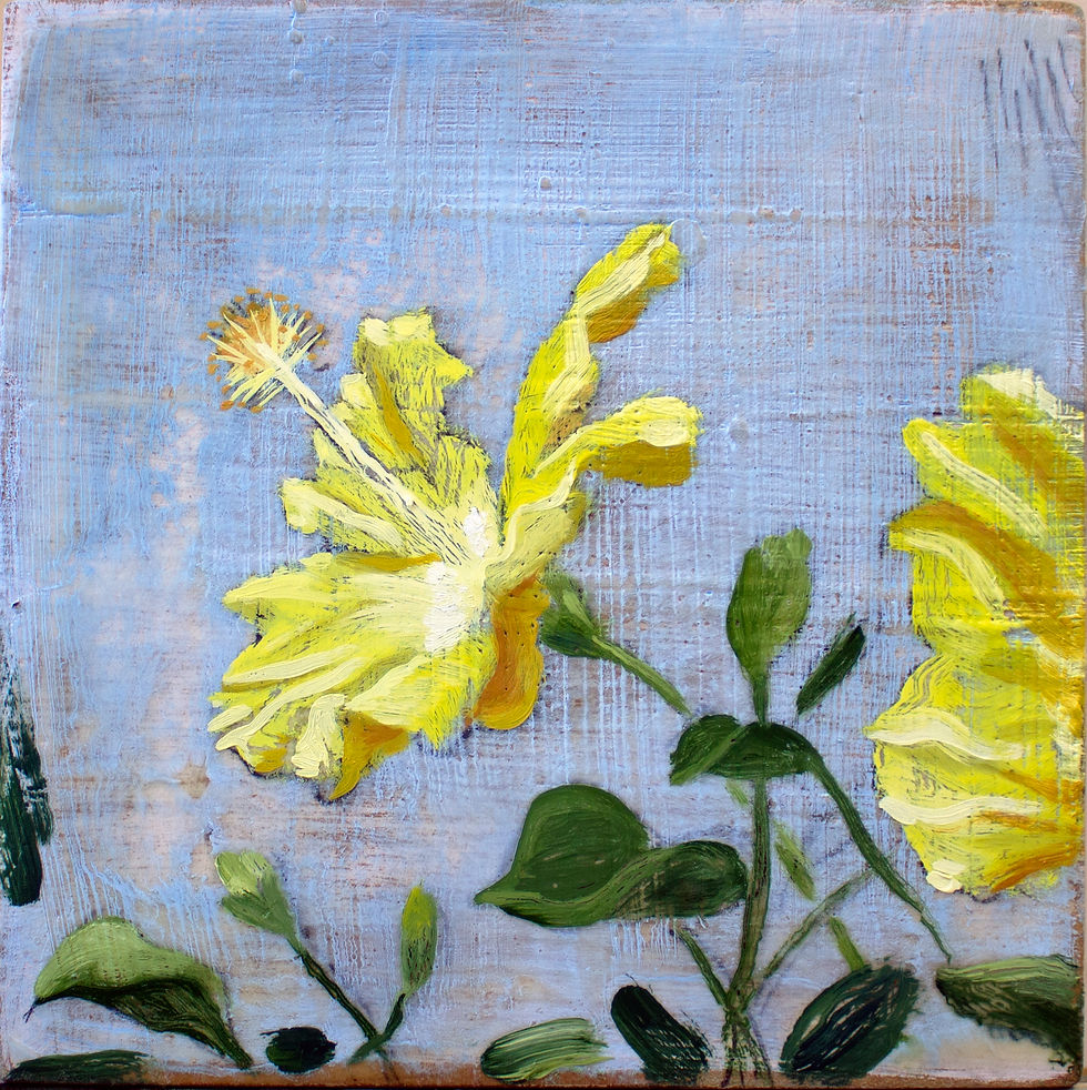 flor encaustica