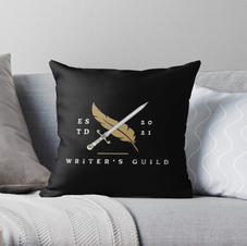 Writer's Guild Throw Pillow