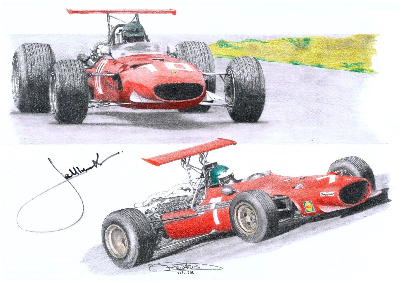 FERRARI 312 - 1968