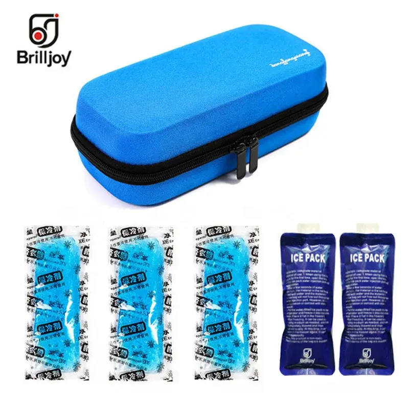 Thumbnail: Brilljoy Portable Insulated Bag for Insulin and Medications Great for Diabetics