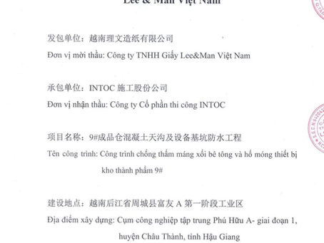 INTOC CHINH PHỤC ĐƯỢC CHỦ ĐẦU TƯ TRUNG QUỐC!