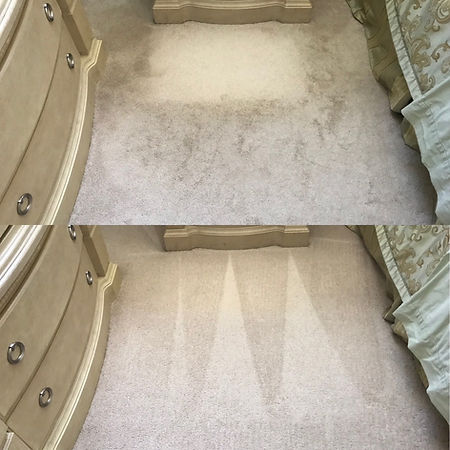 Superclean Services Carpet before & after