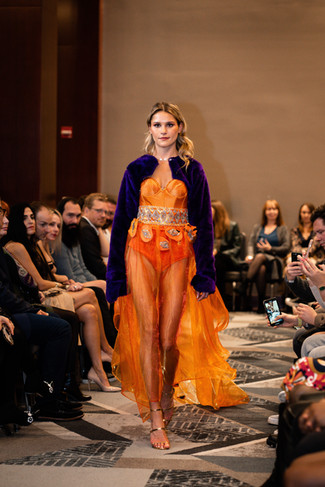 Model at San Francisco Fashion Community Week