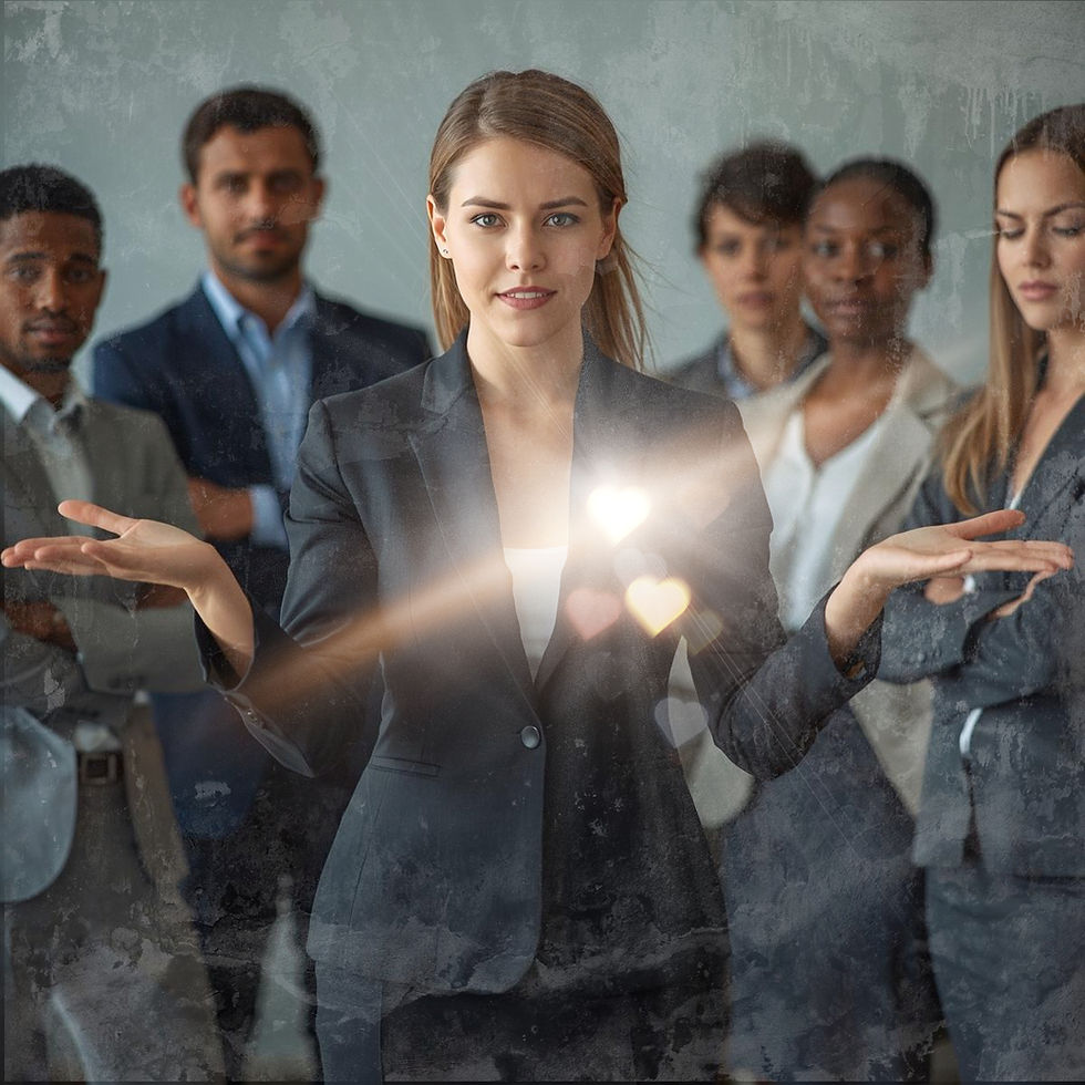 Diverse group of business professionals
