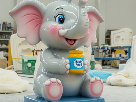 patung fiberglass outdoor