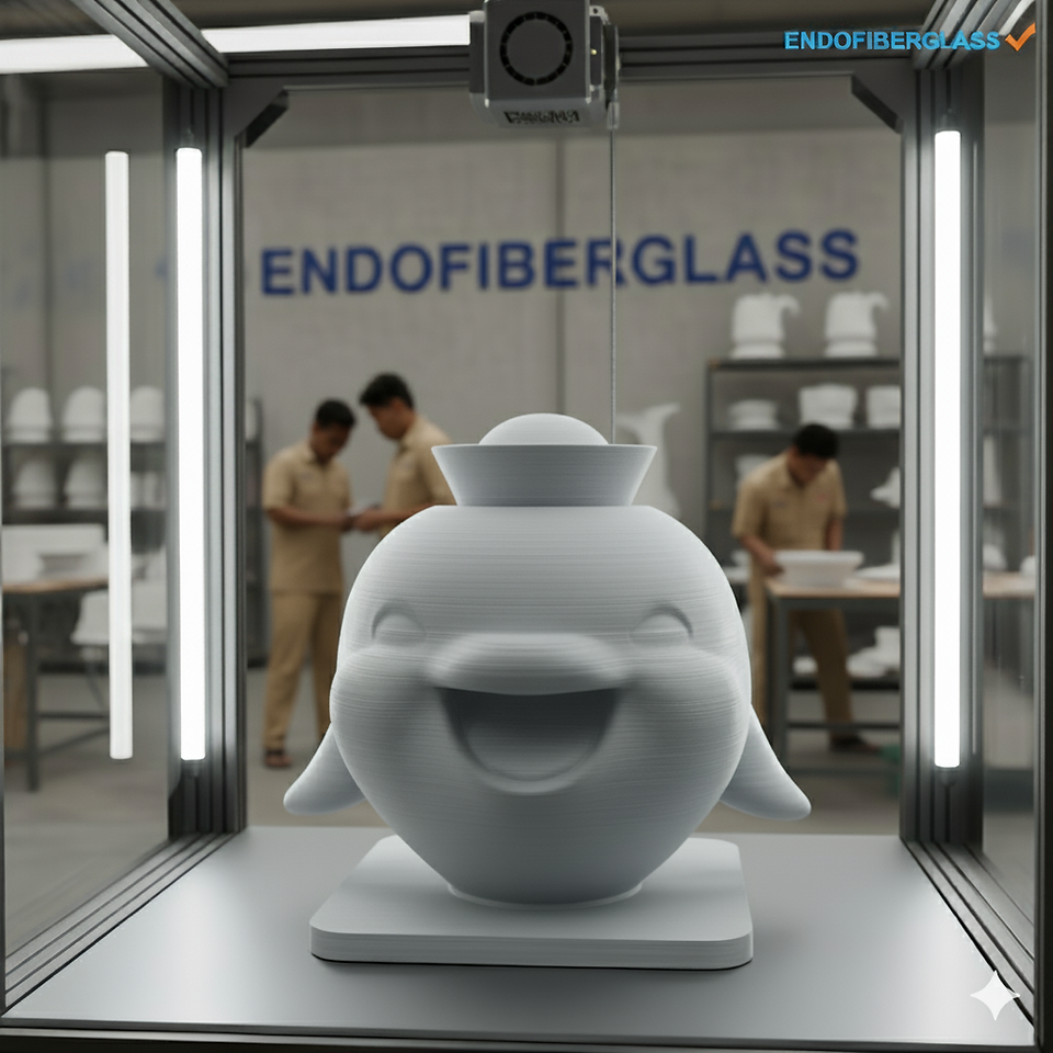 mockup patung 3d