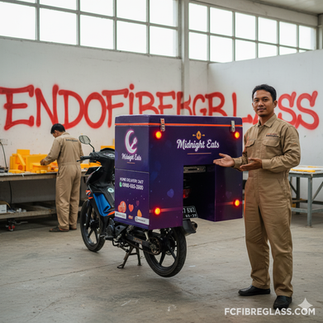 upgrade box motor delivery fiberglass