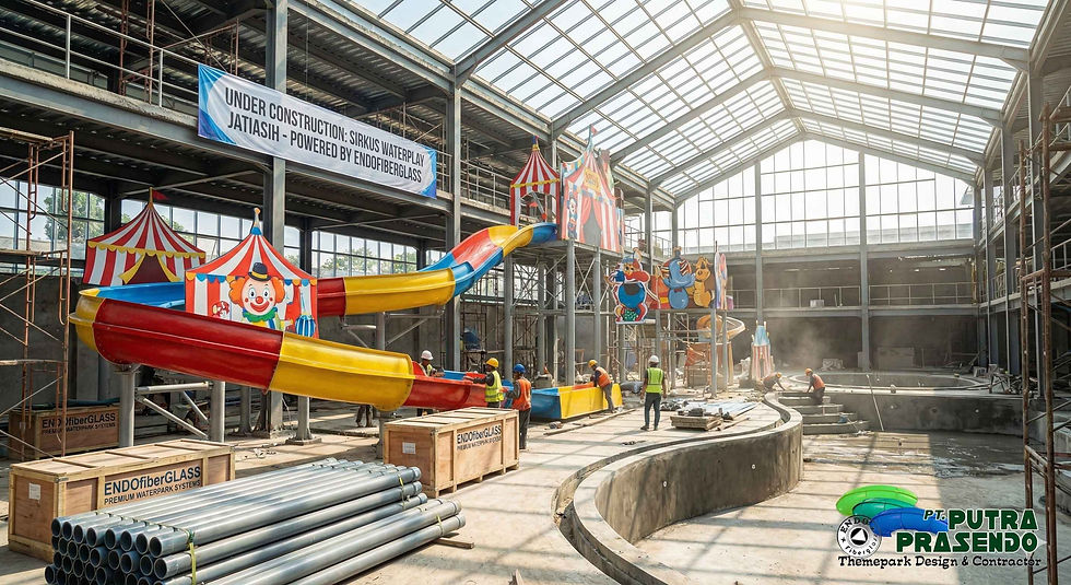 Biaya pembangunan waterpark efisien dan berkualitas