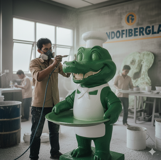 investasi patung maskot