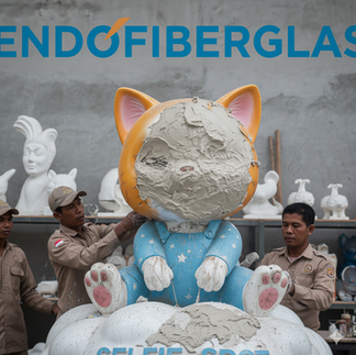 jasa perbaikan patung fiberglass