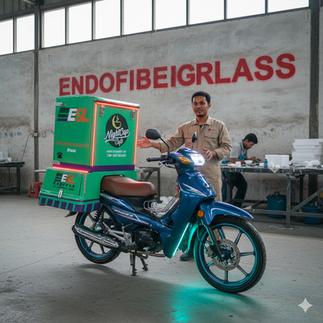 box motor delivery fiberglass ramah lingkungan