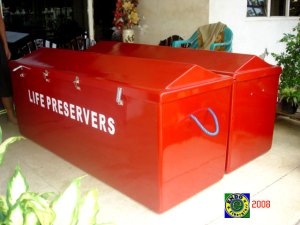 Fiberglass Safety Equipment Storage