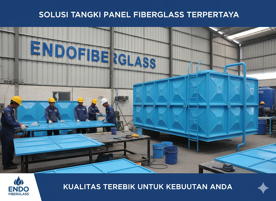 fabrikasi tangki panel fiberglass