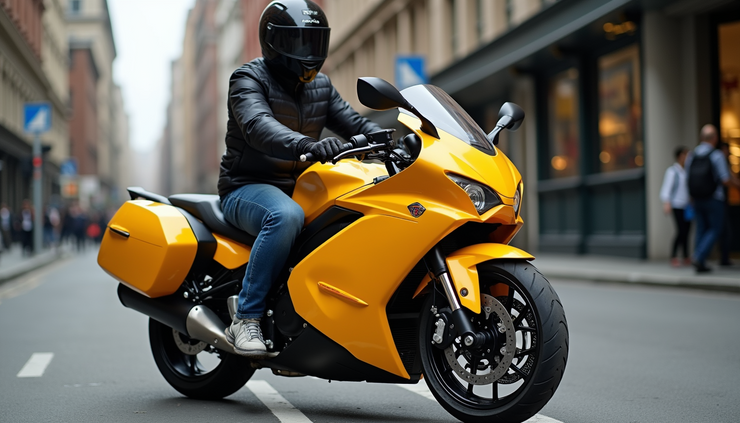 Motor delivery dengan box motor custom brand yang menarik dan fungsional