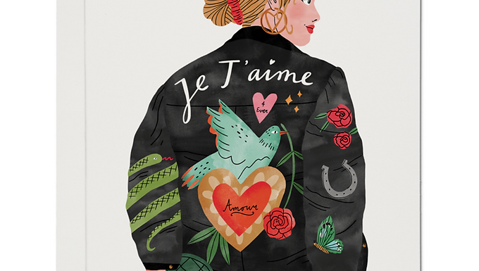 Je T'Aime Card by Red Cap Cards