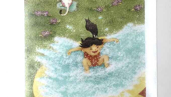 Kid Splash Print by Ria Art