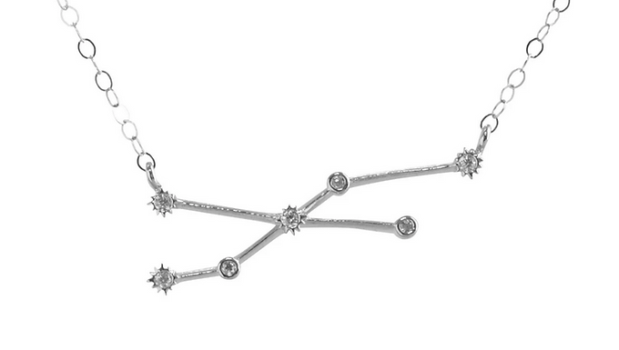 Silver Taurus Constellation Necklace by Thesis of Alexandria