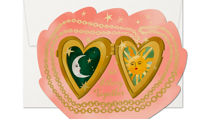 Locket Love Card by Red Cap Cards