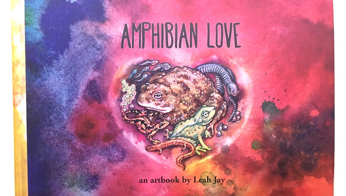 “Amphibian Love” Artbook by Leah Jay