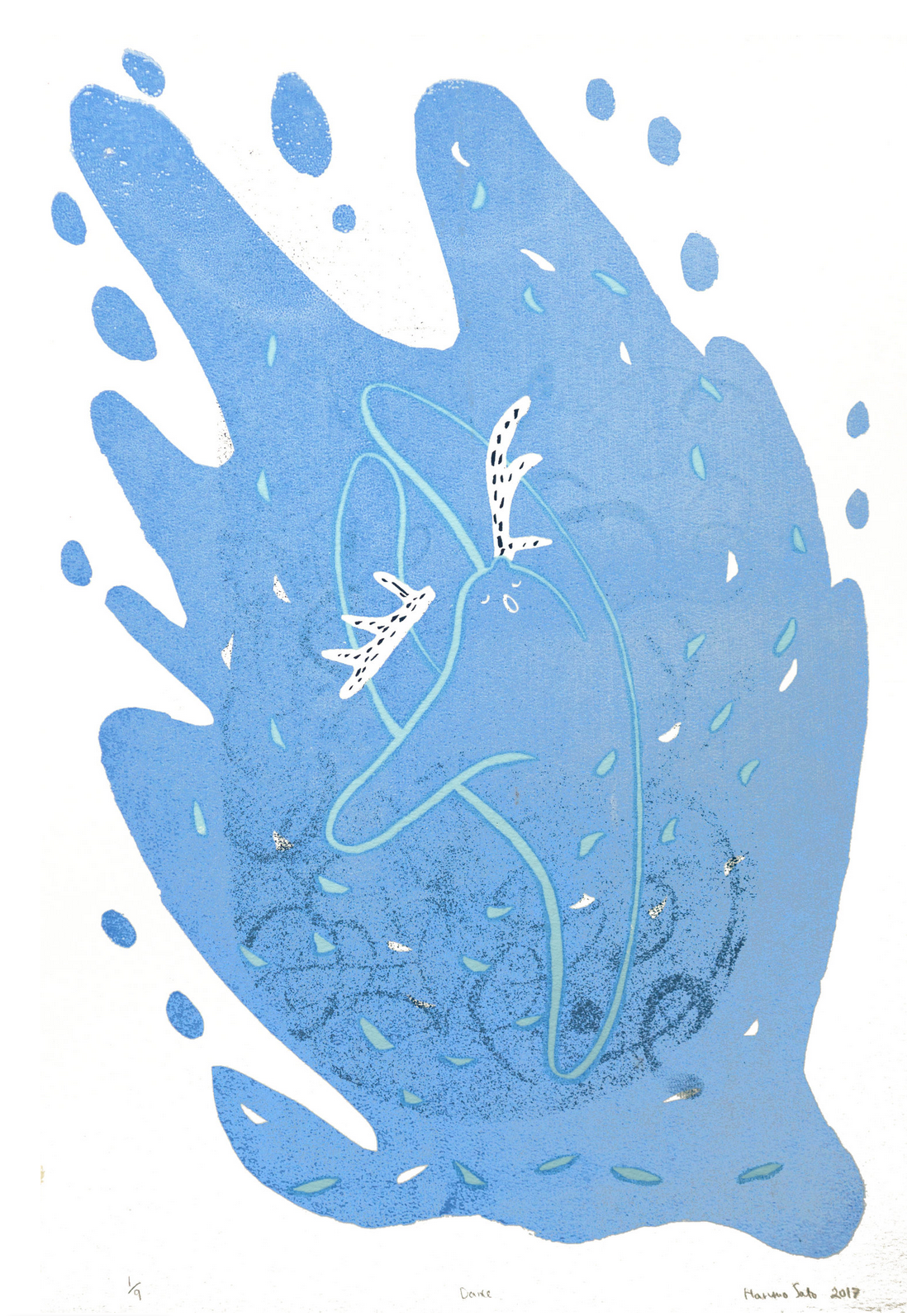 Dance (Edition 5/9) Screen Print by Harumo Sato