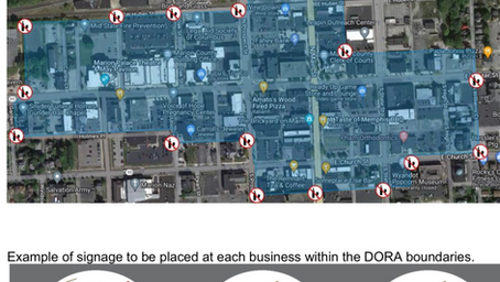DORA Map Of Downtown Marion, Ohio