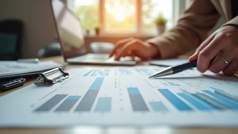 Close-up view of a home inspection report with photos