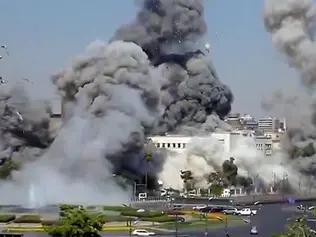 Israel strikes Syria’s defence ministry in third day of attacks