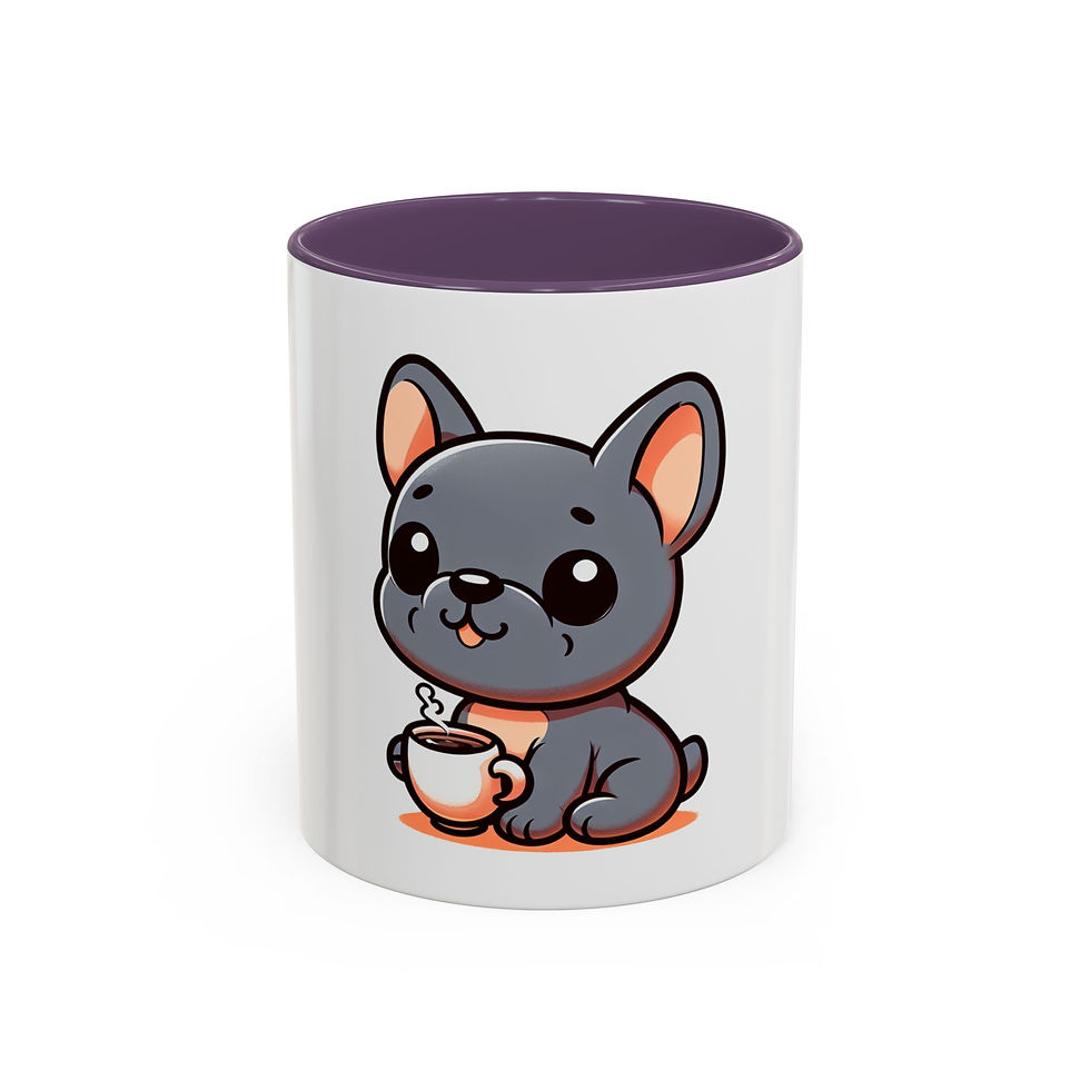 Thumbnail: Cute French Bulldog Coffee Mug - Cute Gift, Bulldog Lover