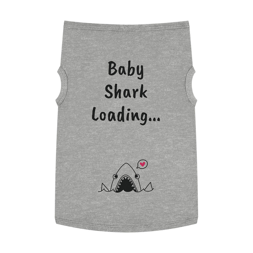 Thumbnail: Cute Baby Shark Pet Tank Top - Perfect for Dog Lovers and Fun Occasions