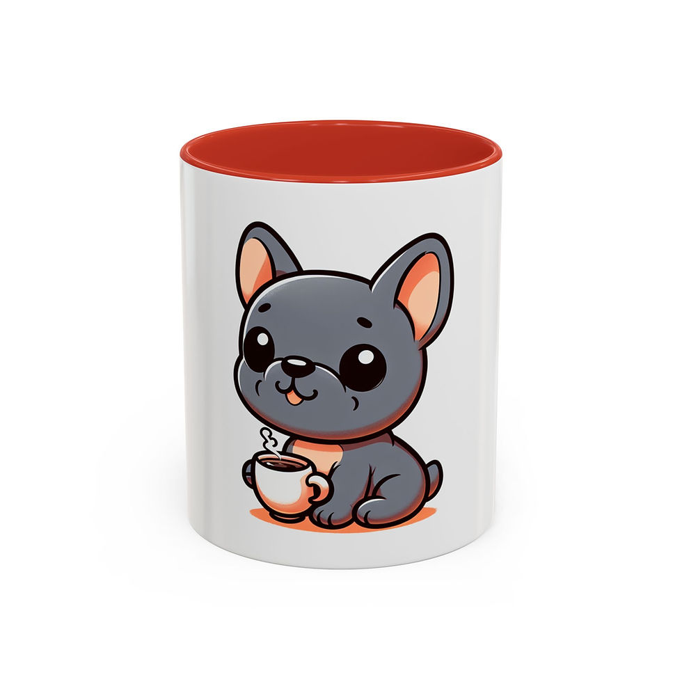 Thumbnail: Cute French Bulldog Coffee Mug - Cute Gift, Bulldog Lover
