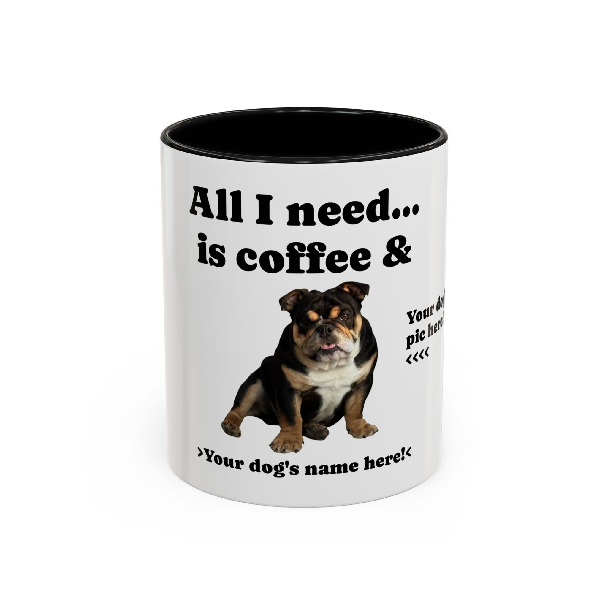 Personalized Dog Lover Coffee Mug - Custom Pet Mug, Funny Mug for Dog Owners