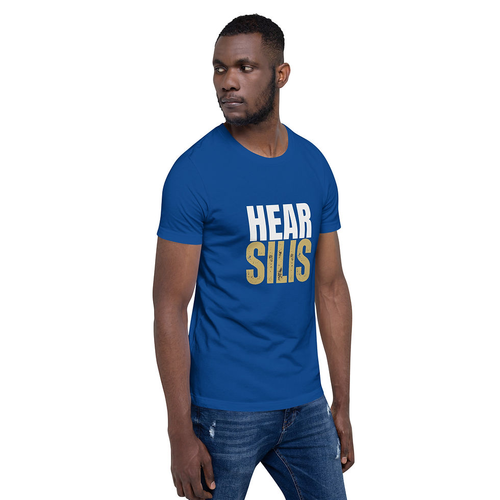 Thumbnail: HEAR SILIS Unisex t-shirt