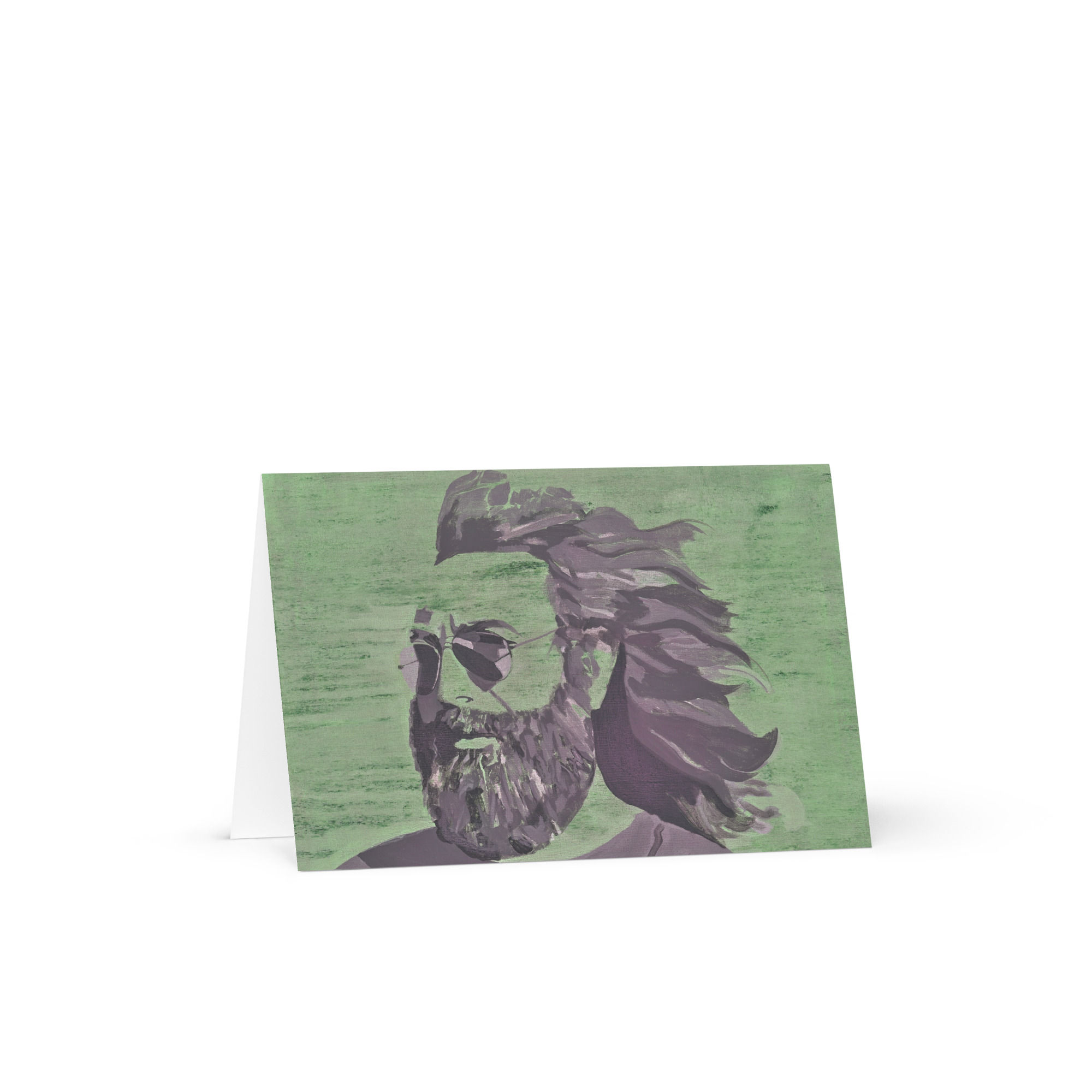 Jerry Garcia Greeting Card